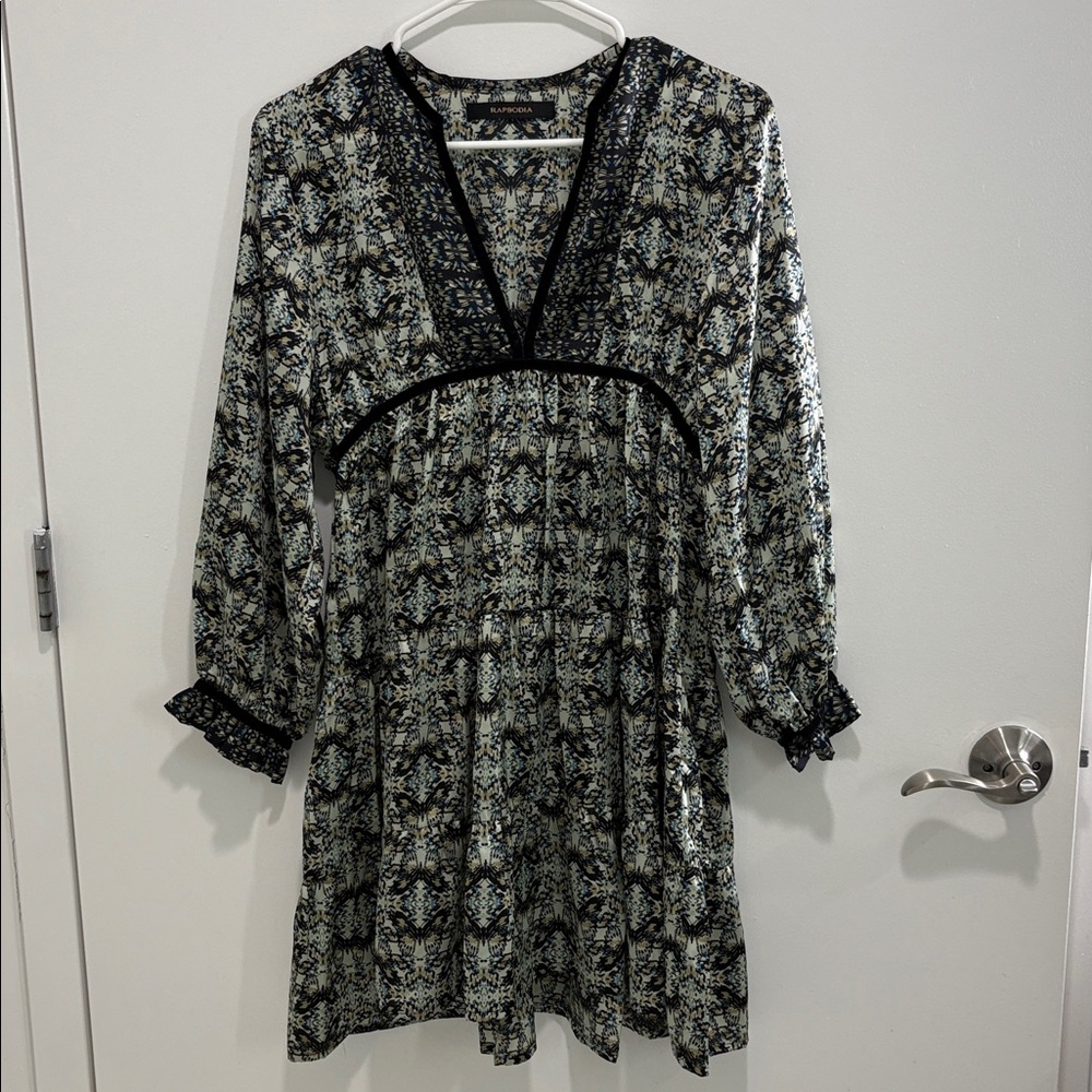 Rapsodia Patterned V-Neck Dress